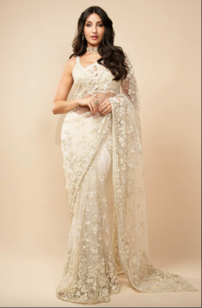 Nora Fatehi Embroidered Lehenga